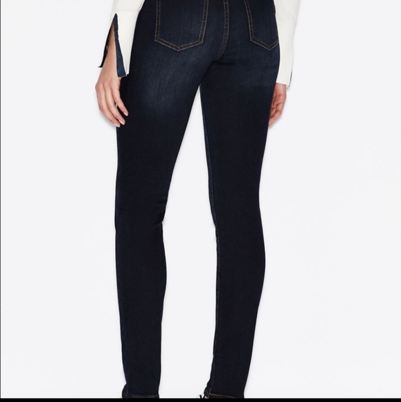 Armani exchange dark wash skinny jeans - Picture 6 of 12
